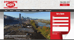 Desktop Screenshot of hoyconcrete.com
